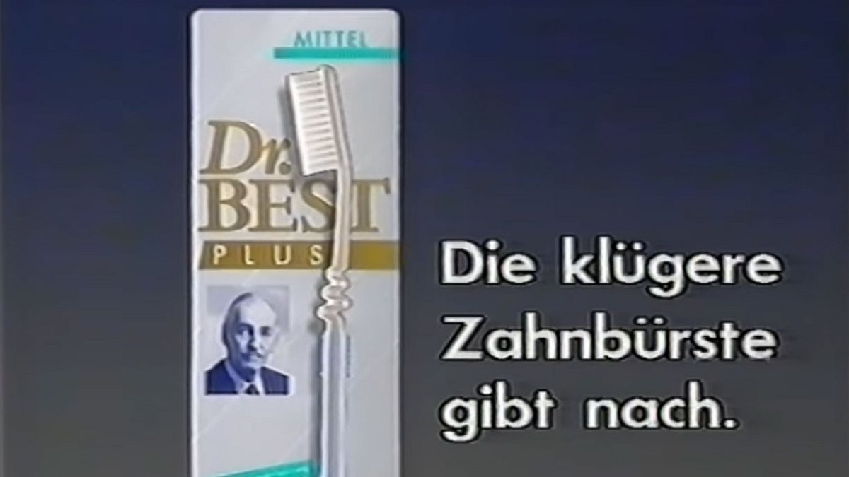Dr. Best. Die klügere Zahnbürste gibt nach