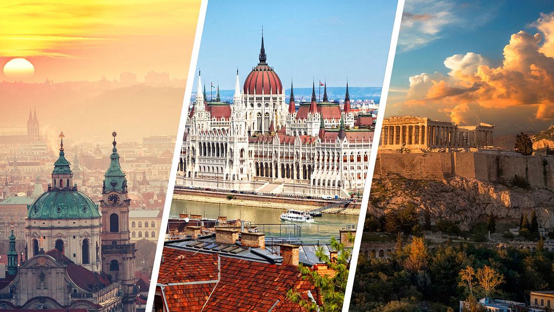 Die günstigsten Städtereisen in Europa