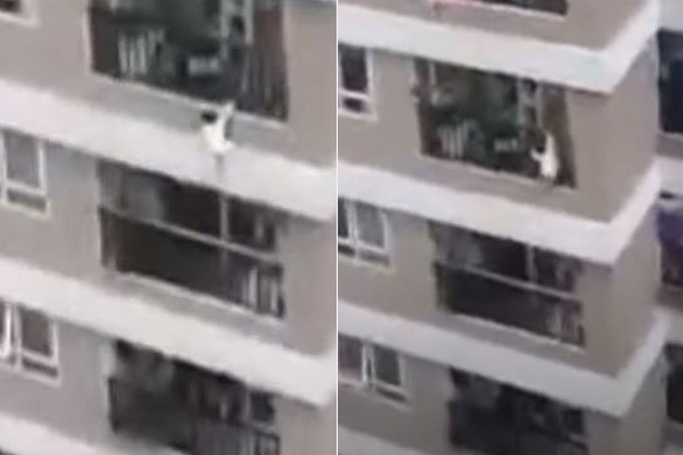 Video: 2-jähriges Kind fällt aus 12. Stock - dann passiert ein Wunder! Kind stürzt an Hochhaus ab