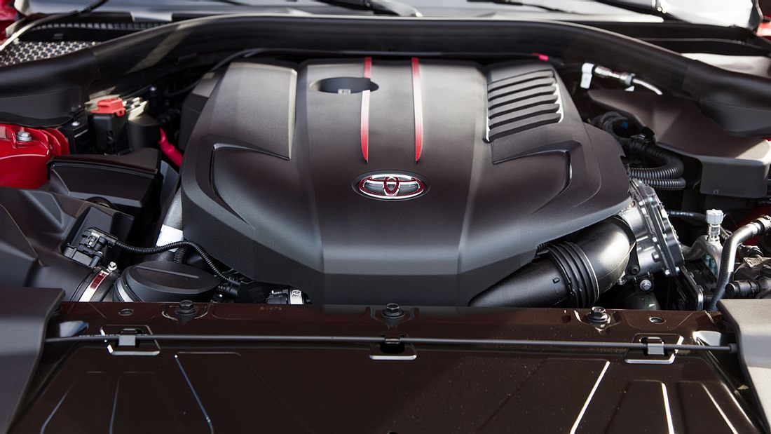 Der Reihensechszylinder des neuen Toyota GR Supra mit 340 PS. Motor des Toyota GR Supra
