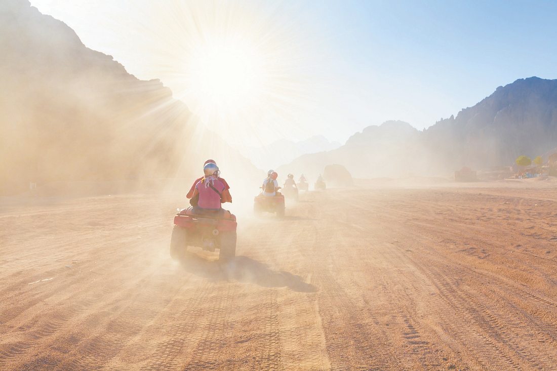 Quad-Safari in der Wüste Quad-Safari in der Wüste