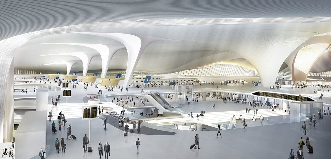"New Beijing Airport", der größte Flughafen der Welt