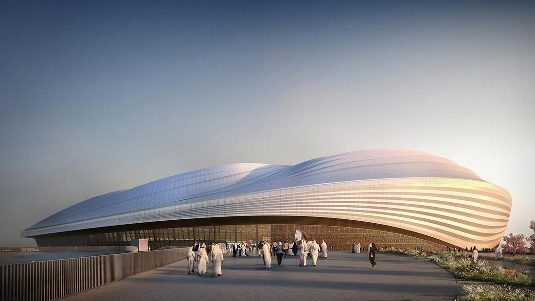 Symbolbild: Das Al Wakrah Stadion, das in Katar gebaut werden soll Symbolbild: Das Al Wakrah Stadion, das in Katar gebaut werden soll