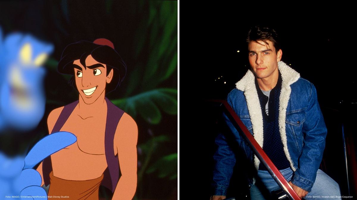 Tom Cruise als Vorlage für Aladdin