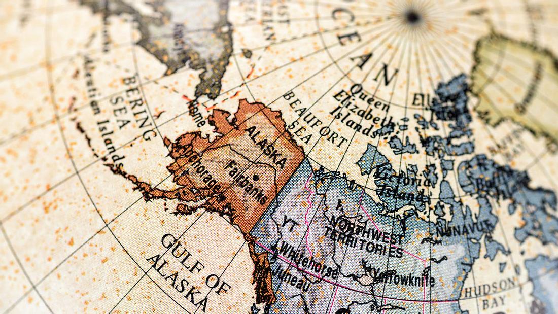 Historische Karte von Alaska Historische Karte von Alaska
