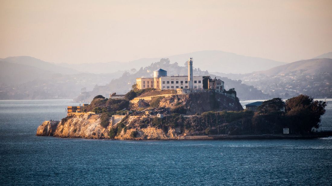 Die Gefängnis-Insel Alcatraz, San Francisco Die Gefängnis-Insel Alcatraz, San Francisco