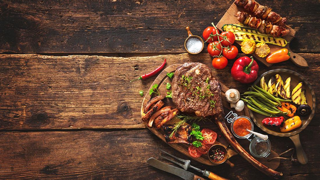 Auch für die Augen ist das Steak ein Fest