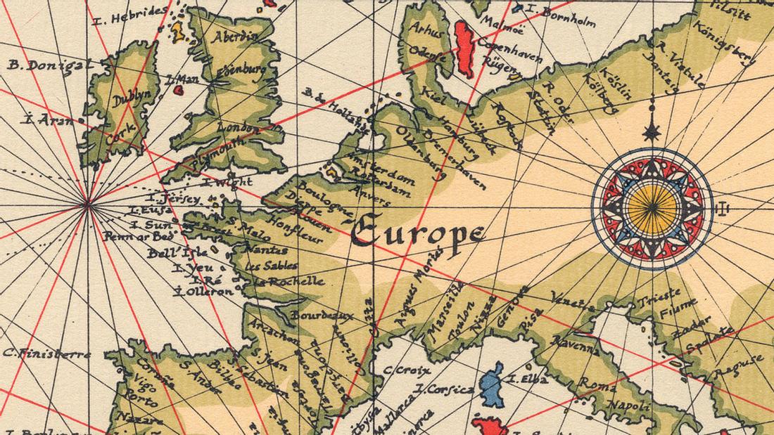 Alte Karte Europas Alte Karte Europas