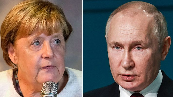 Angela Merkel, Wladimir Putin - Foto: IMAGO / Future Image, IMAGO / Sipa USA