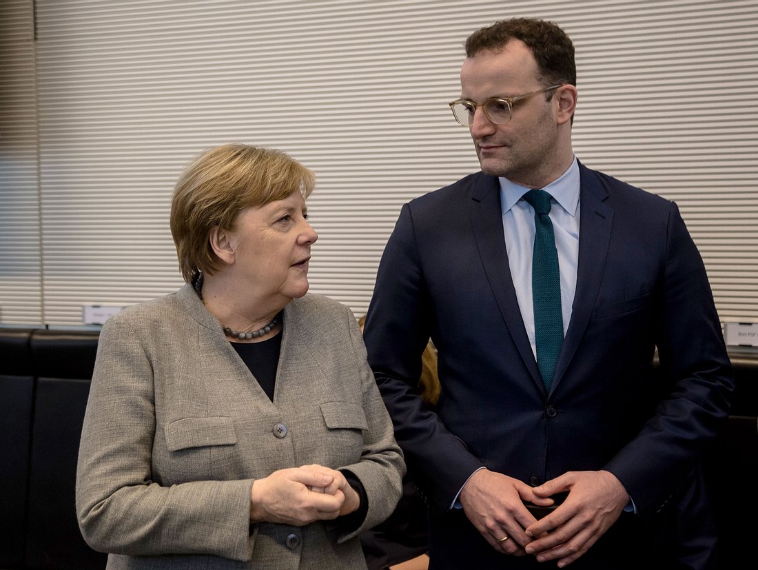 Angela Merkel und Jens Spahn Angela Merkel und Jens Spahn