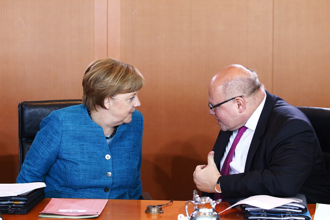 Angela Merkel und Peter Altmaier Angela Merkel und Peter Altmaier