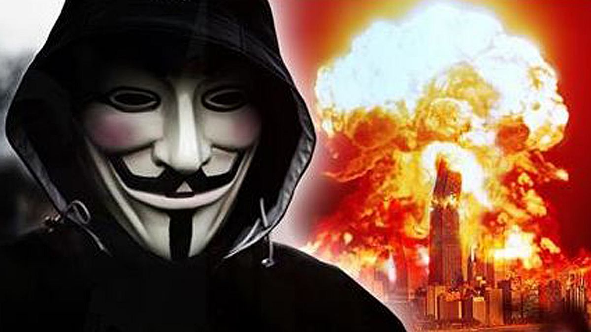 Die Hacker-Gruppe Anonymus kündigt auf YouTube den Dritten Weltkrieg zwischen China und den USA an