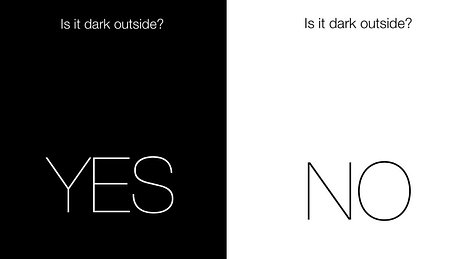 Is It Dark Outside? - Foto: Screenshot der App Is It Dark Outside?