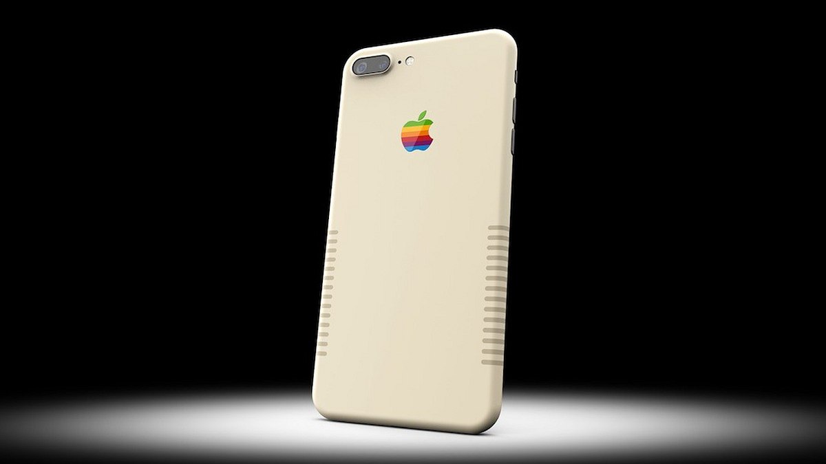iPhone 7 Plus Retro-Edition: Colorware bietet Apples Smartphone im kultigen 80s-Macintosh-Design an