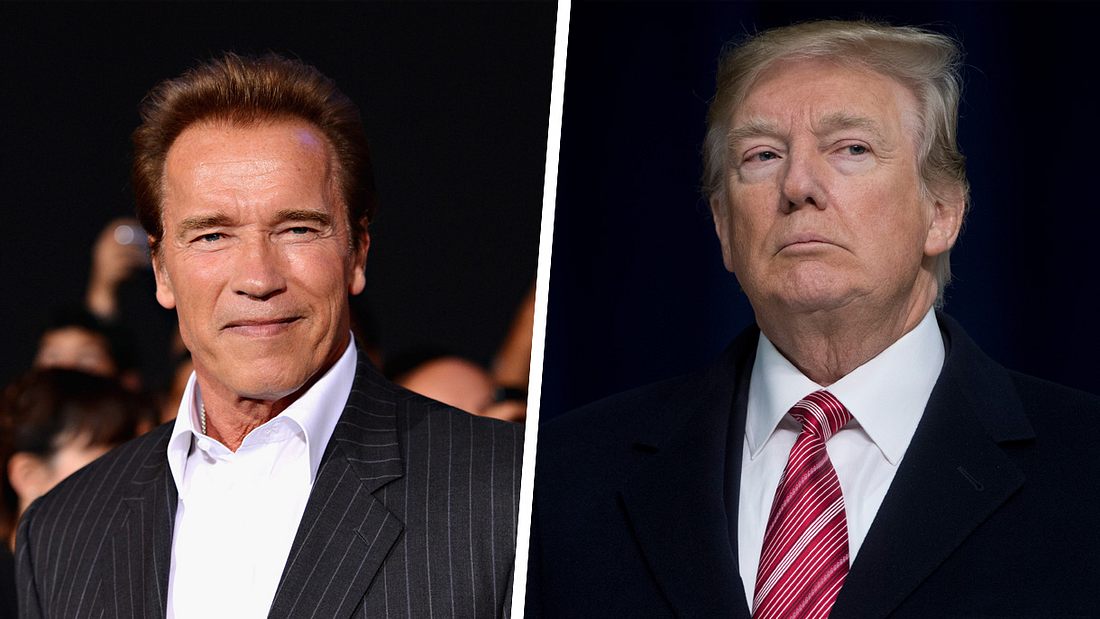 Arnold Schwarzenegger und Donald Trump