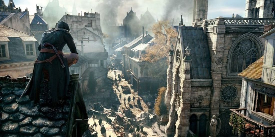 Für Assisin's Creed: Unity wurde ein digitales Modell von Notre-Dame erstellt Notre-Dame in Assisin's Creed: Unity