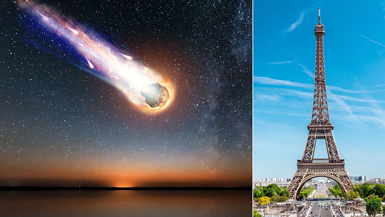 So groß wie der Eiffelturm: Monster-Asteroid rast auf die Erde zu Asteroid, Eiffelturm