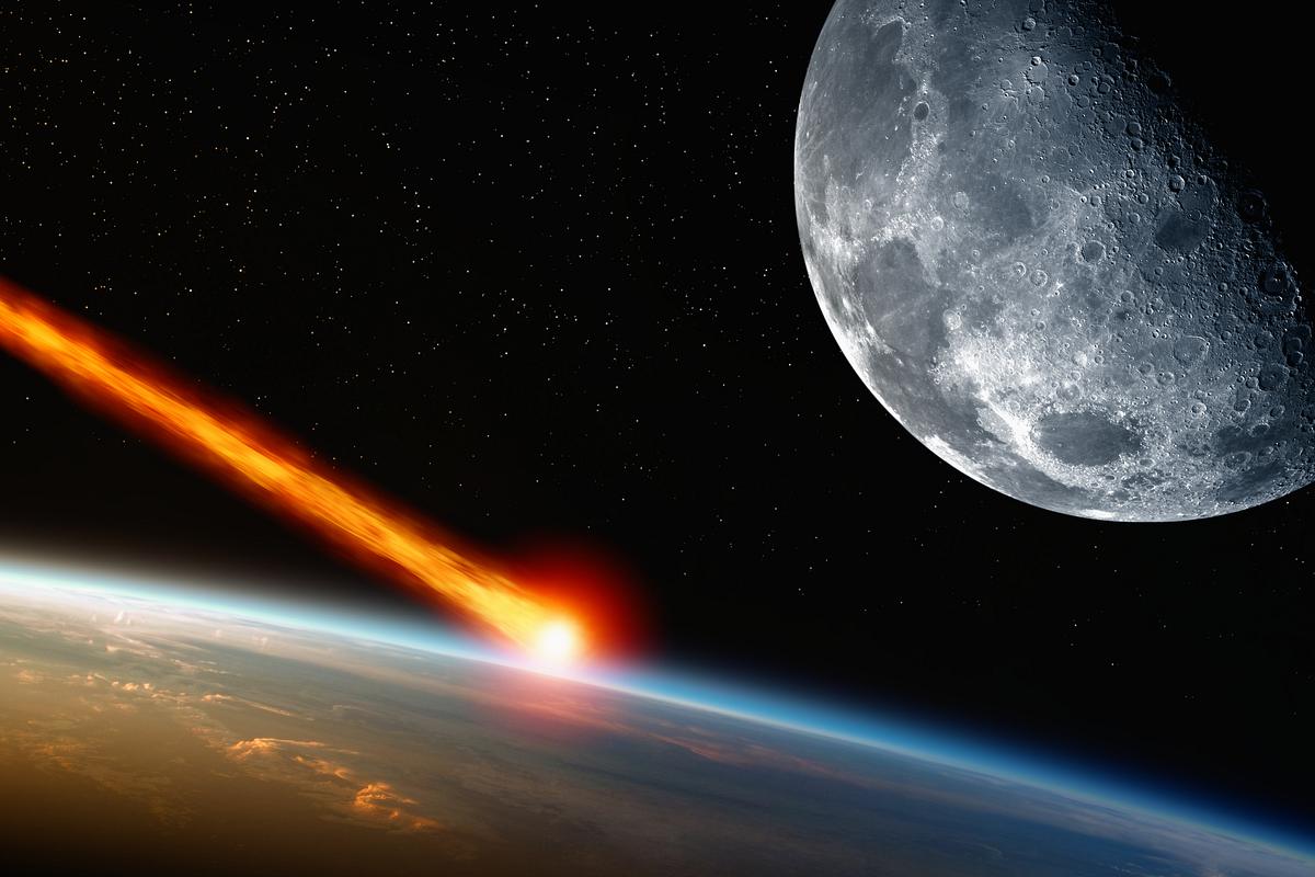 Asteroid auf Erdkurs