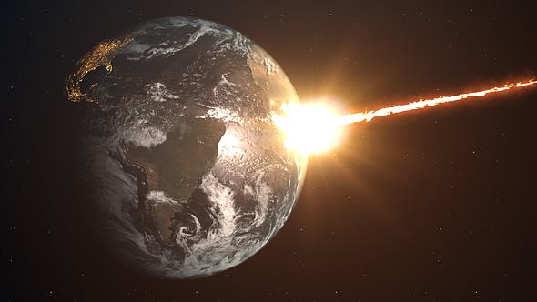 Der Erde droht ein Asteroiden-Einschlag (Symbolfoto) - Foto: iStock / cokada