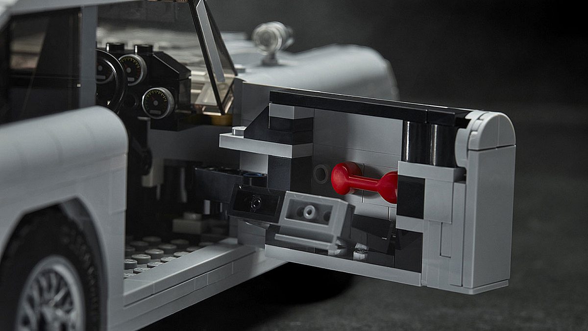 Viele Gadgets auch im LEGO-Modell des DB5