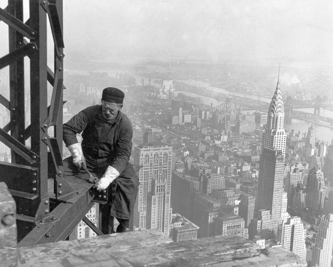 Handwerker am Empire State Building, 1930
