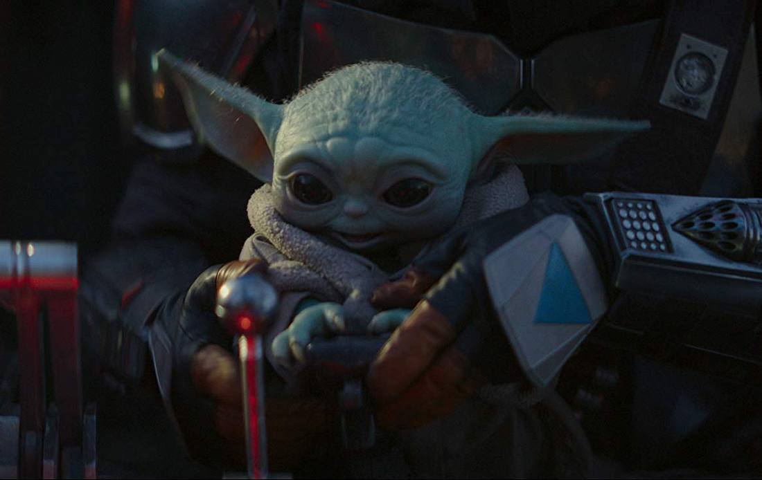 Baby Yoda aus der Serie The Mandalorian Baby Yoda aus der Serie The Mandalorian