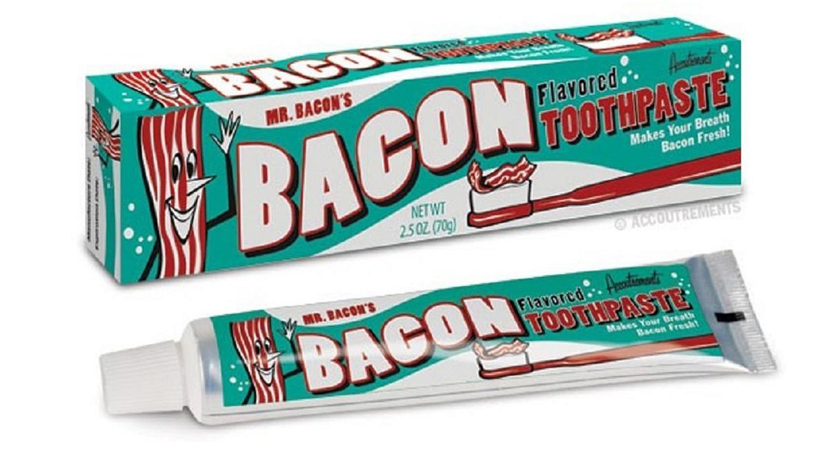 Adventskalender für Männer: Bacon-Zahnpasta