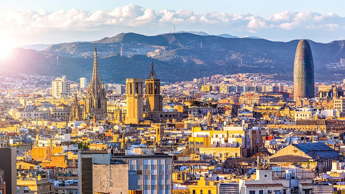 Die Skyline von Barcelona