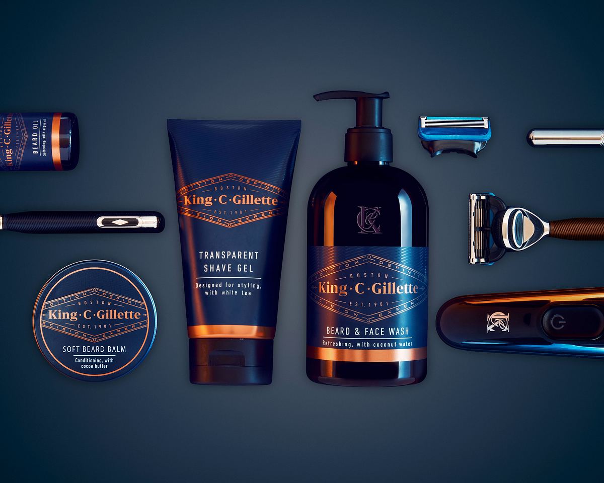 Bartpflege-Produkte von King C. Gillette