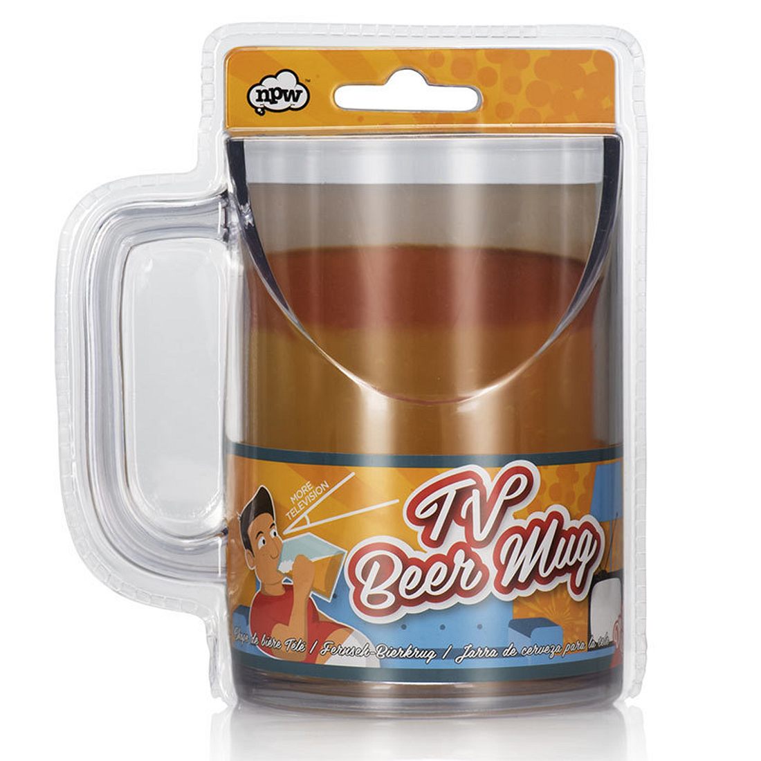 TV Beer Mug: Dieses Bierglas garantiert dir einen ungehinderten Blick auf deinen Fernseher