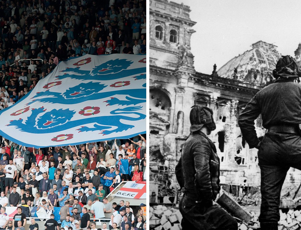 Englische Fans, Szene aus dem 2. Weltkrieg