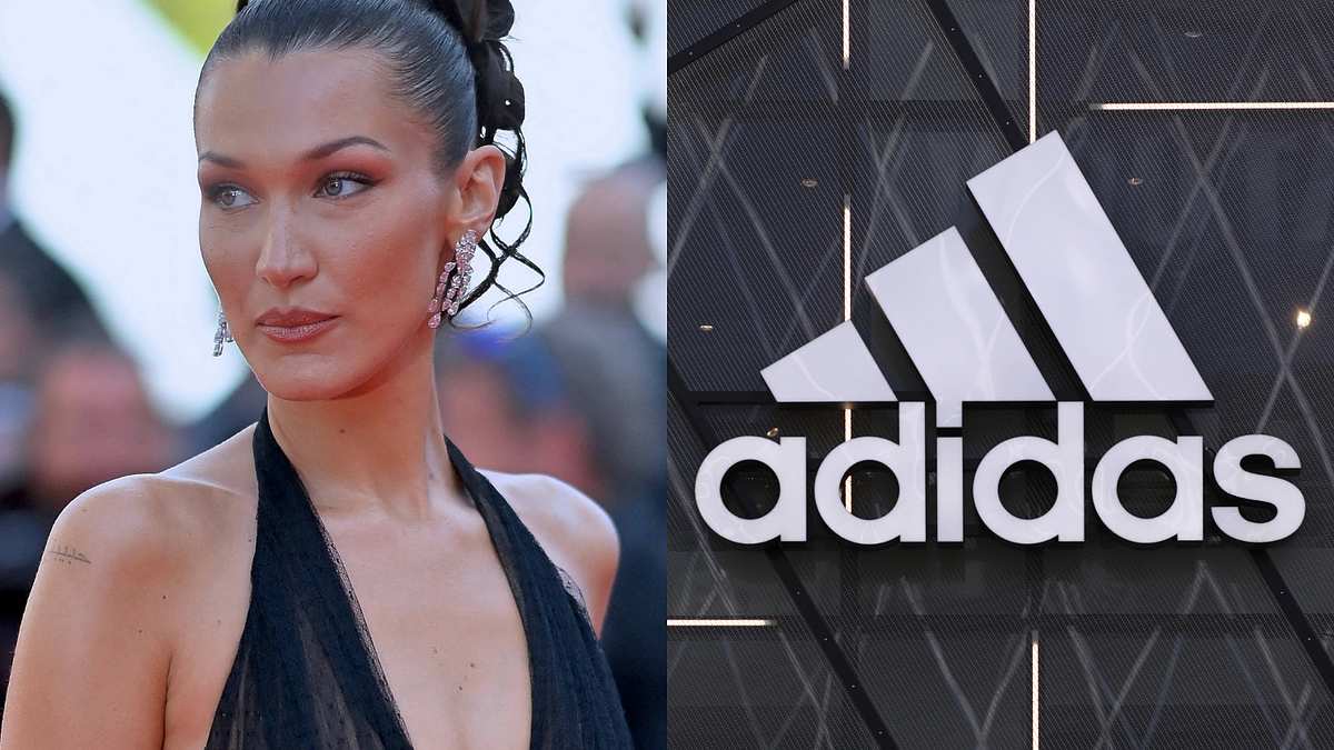 Bella Hadid, Adidas-Logo