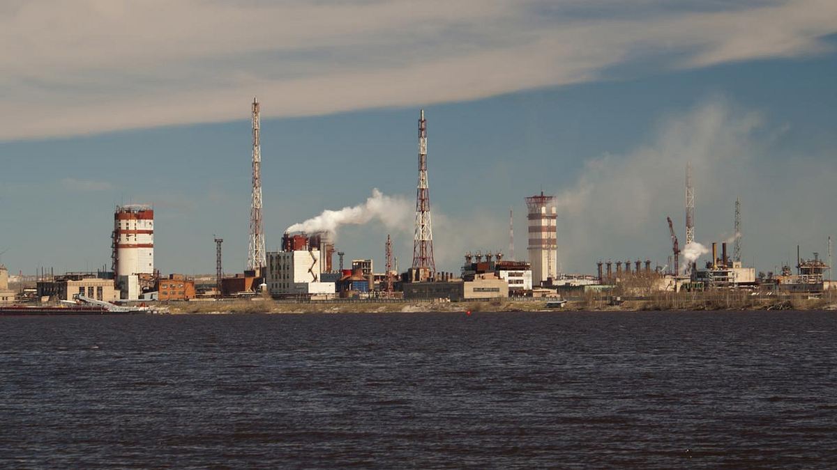 Ein Großteil der Stadt versank im Meer