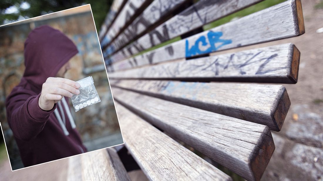 In Berlin probiert man spezielle Anti-Drogen-Maßnahmen im öffentlichen Raum (Collage). In Berlin probiert man spezielle Anti-Drogen-Maßnahmen im öffentlichen Raum (Collage).