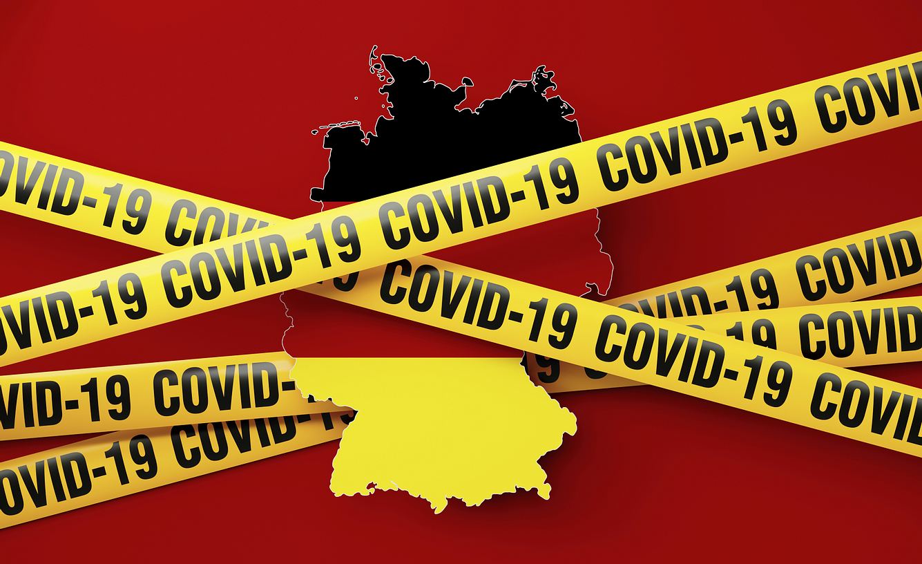 Besuchsverbot: DIESE Großstadt hat nun noch härtere Corona-Regeln Deutschlandkarte mit Corona-Warnband