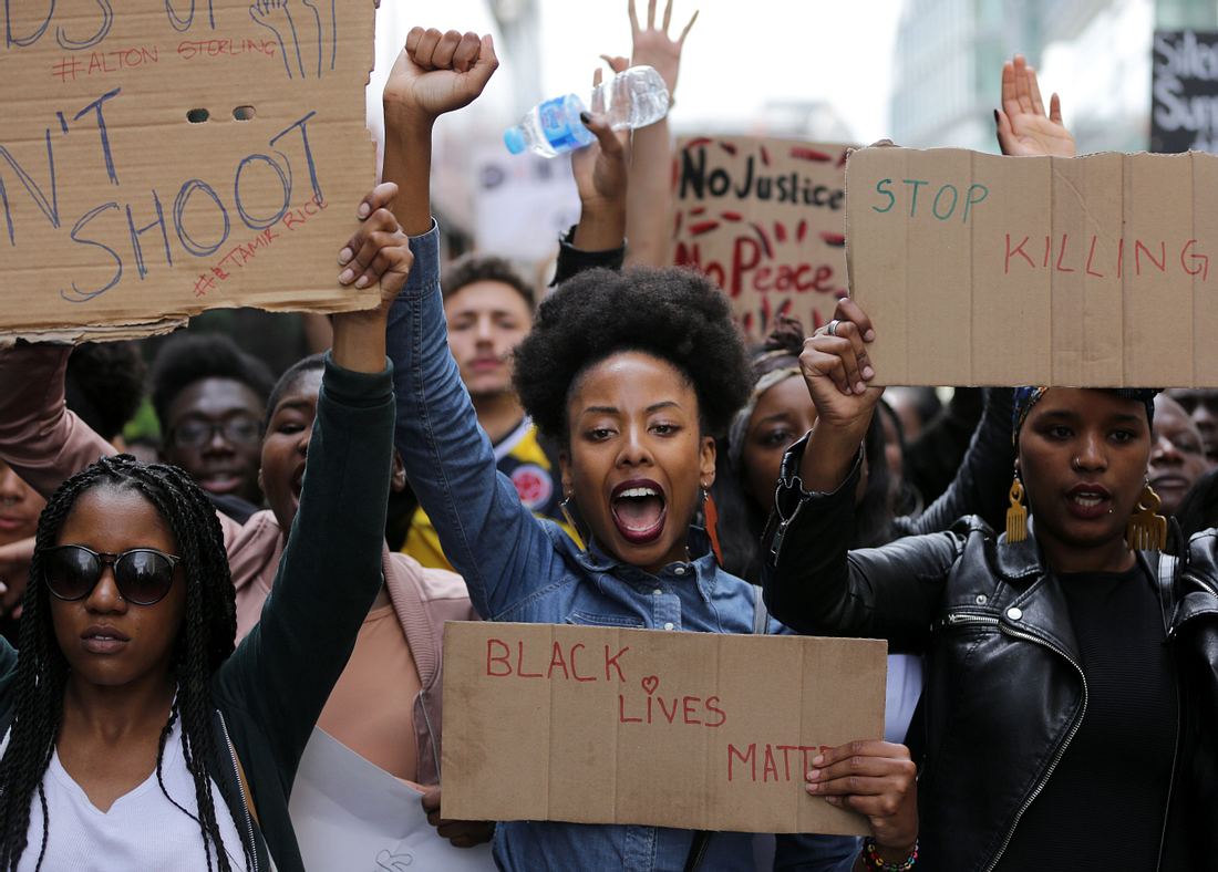 Black Lives Matter Demonstration in London
