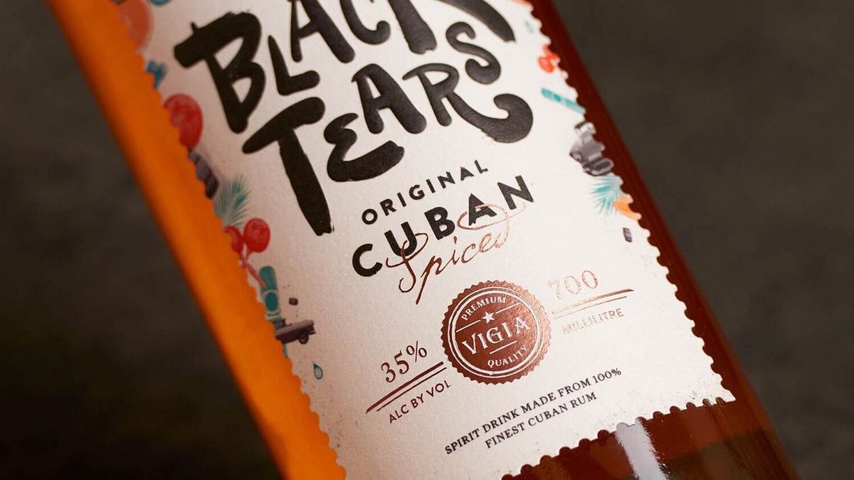 Black Tears Cuban Rum Spiced Rum