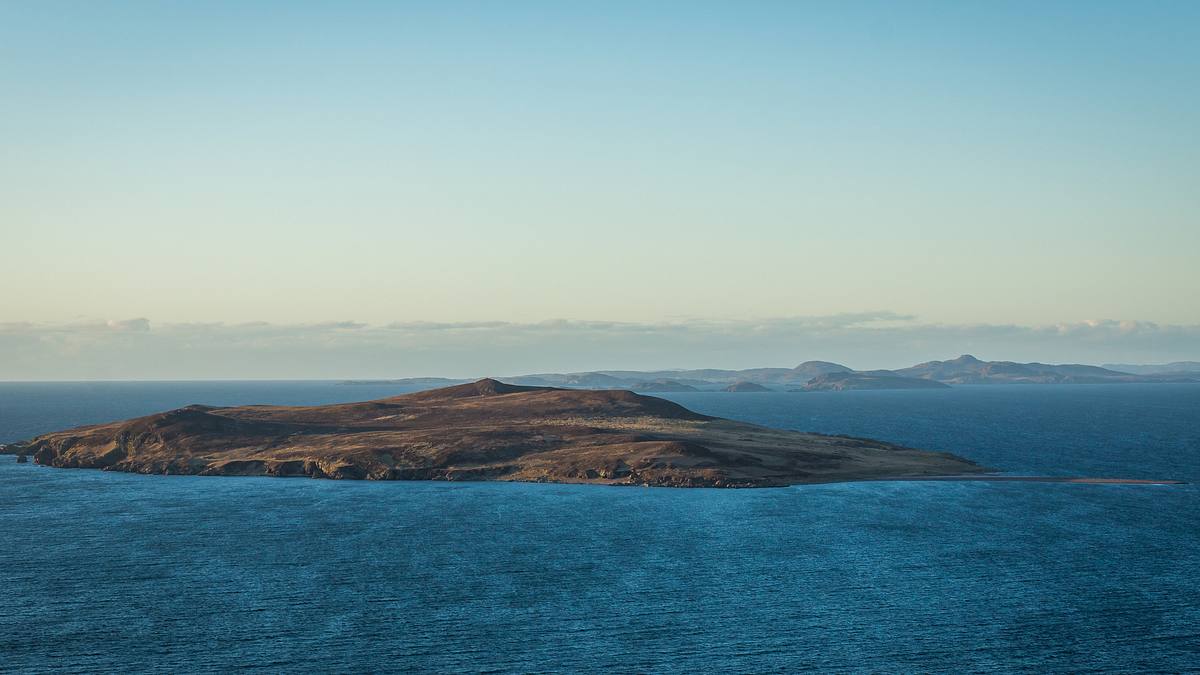 Blick auf Gruinard Island