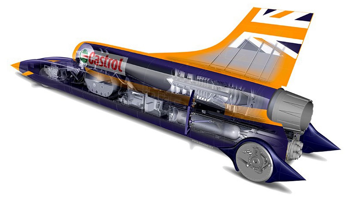 Bloodhound SSC: Dieses Raketen-Auto hat 130.000 PS!