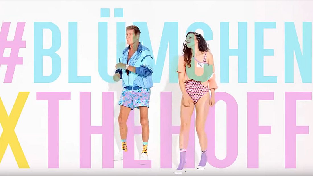 David Hasselhoff und Blümchen mit gemeinsamen Song. David Hasselhoff und Blümchen mit gemeinsamen Song.