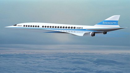 Milliardär Richard Branson stellt Überschallflieger vor: Boom Supersonic soll 2017 den ersten Testflug meistern - Foto: Boom Technology