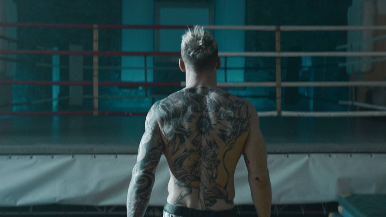 Boxer mit Tattoos Boxer mit Tattoos