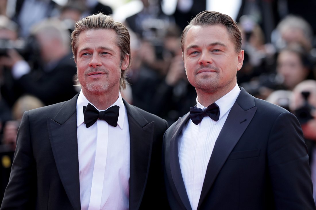 Brad Pitt und Leonardo Di Caprio im Sleek Look