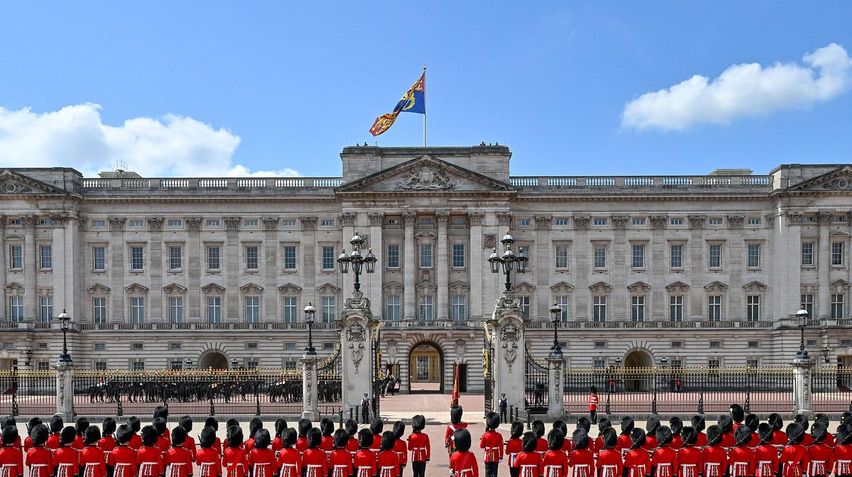 Der Buckingham Palace in London