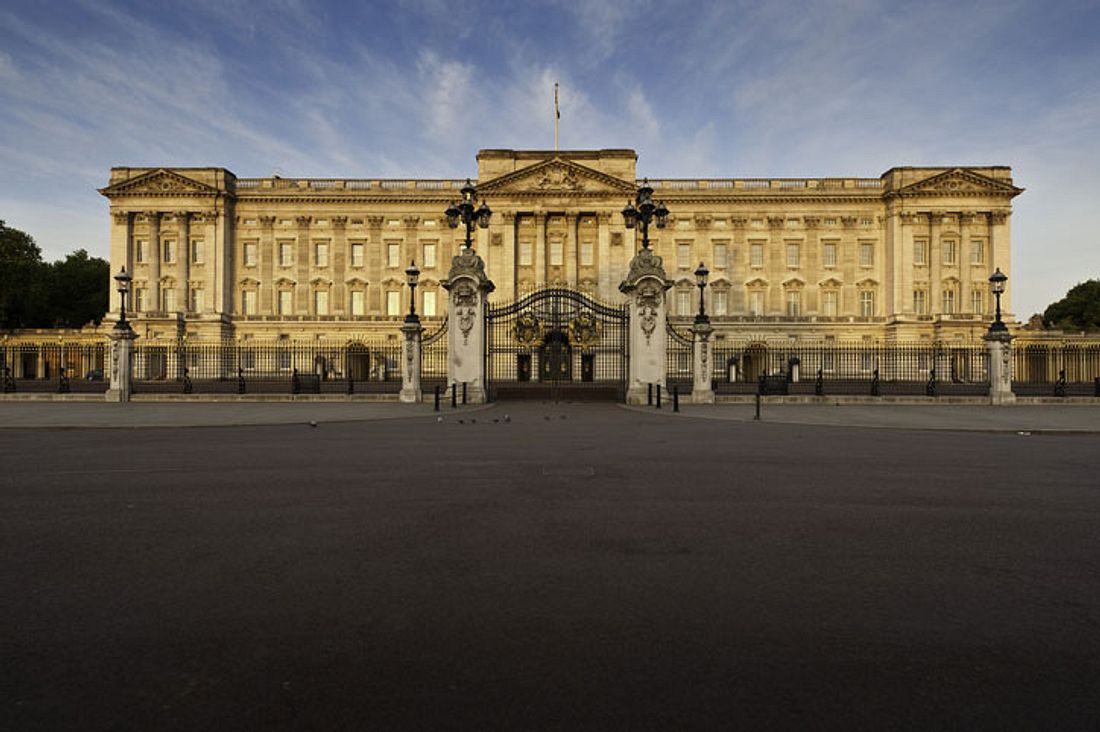 Der Buckingham Palace in London. Der Buckingham Palace in London.