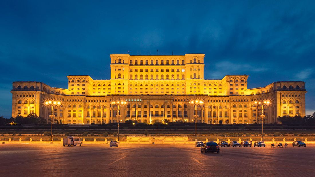 Größtes Gebäude Europas: Der Parlamentspalast. Parlamentspalast