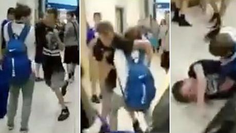 Ein Schulschläger attackiert einen kleineren Jungen und wird ausgeknockt - Foto: CraziestSportsFights