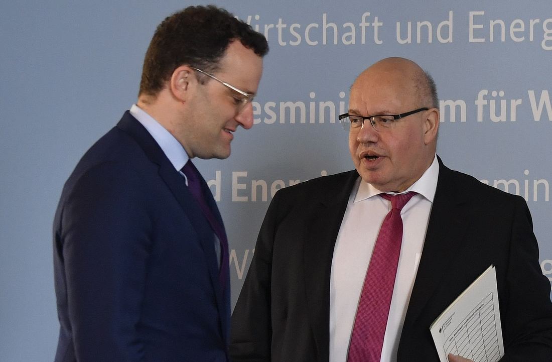 Bundesminister einigen sich auf baldige Wiedereröffnung von Gastrobetrieben Jens Spahn, Peter Altmaier