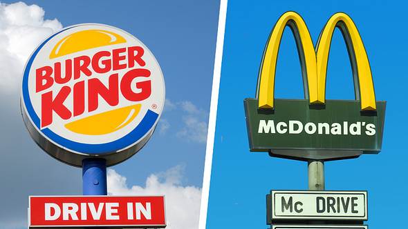 Burger King und McDonalds - Foto: iStock / no_limit_pictures; ANGHI
