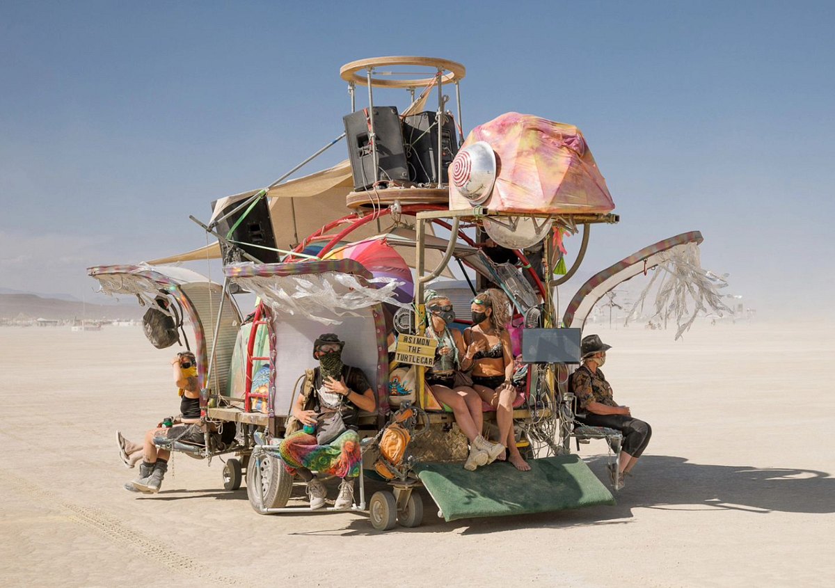 Burning Man-Festival in Nevada.